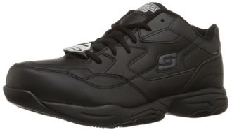 Skechers for Work Mens Felton Shoe, Black, 12 UK
