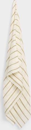 Le 31 Mens Beige stripe lightweight scarf Exclusive collection from Italy
