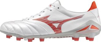 Mizuno Morelia Neo4 IV Japan Football Soccer Cleats White Red P1GA243060