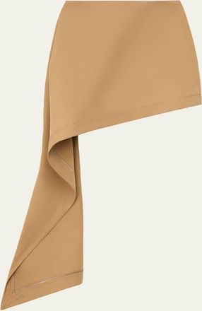 Loewe Asymmetric Drape Mini Skirt