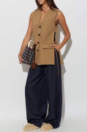 Marni Wool Vest, Womens, Brown