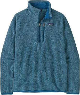 Patagonia Better Sweater 1/4 Zip Fleecepullover f&uuml;r Herren | blau