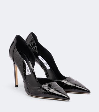 Jimmy Choo London Salones Brigitte de piel grabada