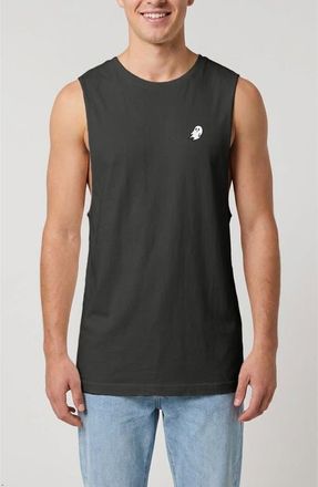 Dalix Ghost Lightweight Jersey Tank in Charcoal at Nordstrom, Size X-Large