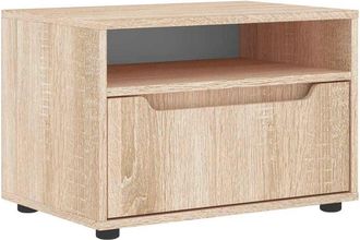 vidaXL Vidaxl - Mueble de tv visnes roble sonoma 60x40x38 cm madera ingeniería