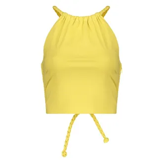 Red Valentino Dames, Tops, Geel, Maat: XS Katoen