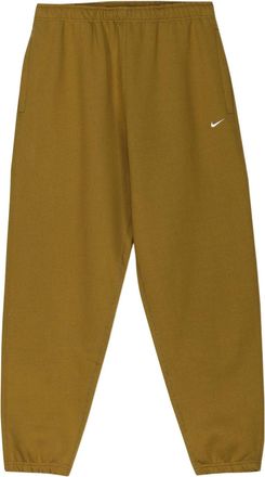 Nike Mens Nike Logo Embroidered Casual Solid Color Sports Pants/Trousers/Joggers Yellow CW5460-318