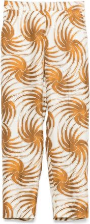 Alberto Biani Womens Silk Trousers - White - Size EU 42 (Womens)