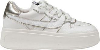Ash White Leather Platform Womens Sneakers