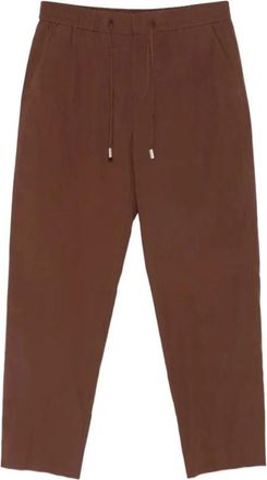 Pantaloni Torino Straight Trousers, female, Brown, Size: L Erika Trousers