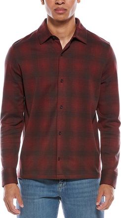 Vince Ombre Plaid Button-Down Shirt