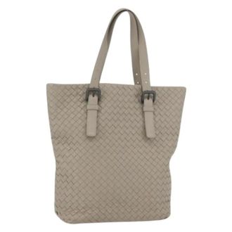 Bottega Veneta Pre-owned Tote Bags, female, Beige, Size: ONE SIZE Pre-owned Vintage Tote Bag