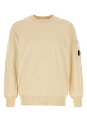 C.P. Company Beige Crew Neck Sweatshirt