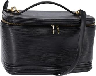 Louis Vuitton Nice Vanity Case Epi Leather Black Leather Bag (Pre-Owned)