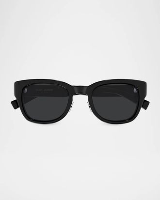 Saint Laurent Men & apos;s SL 957/J Bio-Injection Square Sunglasses