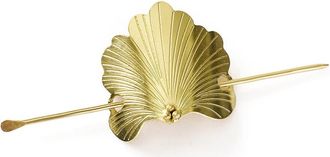 Matr Boomie Sayuri Ginkgo Leaf Hair Pin in Metallic Gold at Nordstrom