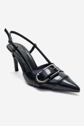 Prologue Noen Gesp Spitse Neus Stiletto Pump