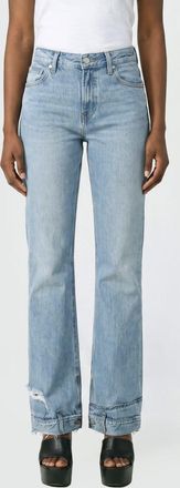 Haikure Jeans flared Flora a vita alta in denim di cotone a cinque tasche