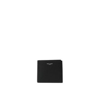 Saint Laurent Wallets & Cardholders, male, Black, Size: ONE SIZE Premium Leather Bifold Wallet