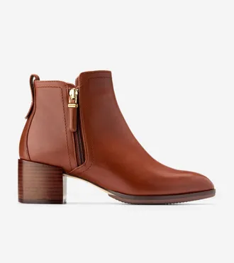 Cole Haan Womens Haisley Ankle Boots - Brown Size 5.5