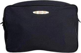 Ferragamo Pre-owned Polyester Clutch - unisex - Vintage Clutch - Blauw - ONE Size - Polyester - Vintage