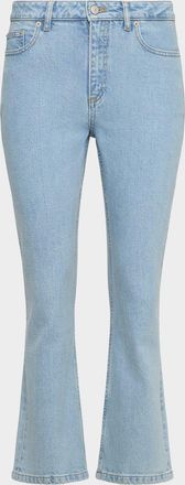 Cinq &agrave; Sept Stevie Cropped Kick-Flare Jeans