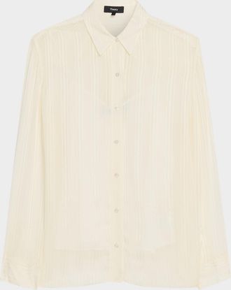 Theory Classic Button-Front Shirt