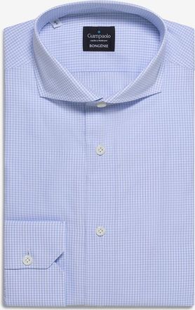 Giampaolo Lang&auml;rmeliges Hemd aus Baumwolle