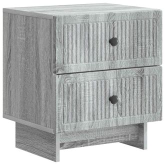 vidaXL Armario De Noche Con Caj&oacute;n Gris Sonoma 43 X 34,5 X 47,5 Cm Vidaxl