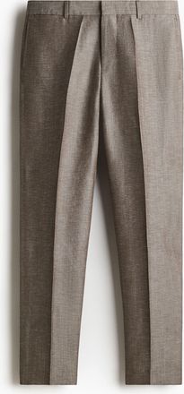 H&M Anzughose aus Wollmix in Slim Fit - Beige