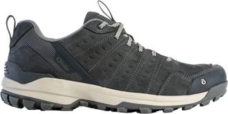 Oboz Footwear Mens Sypes Low Leather B Dry Waterproof Shoes In Lava Rock