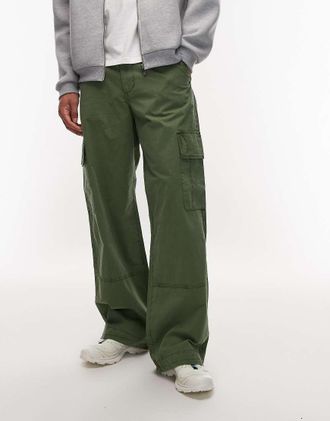 Wood Wood Double A By Wood Wood - Robert - Pantaloni cargo verdi-Verde