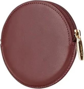 Cartier Pre-owned Vintage Portemonnee - Dames - Vintage Accessoires - Rood - ONE Size - Leer - Vintage