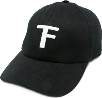 Tom Ford Canvas Cap - Heren - Petten - Zwart - M - Katoen - Accessoires