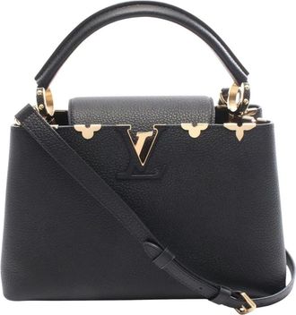 Louis Vuitton 2021-2025 Taurillon Capucines MM satchel - Nero