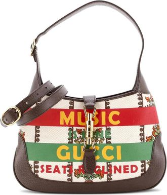 Gucci 100 Jackie 1961 Limited Edition Canvas Small hobo bag - Bruin