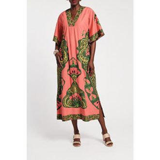 Frances Valentine Delightful Canopy Caftan in Pink/multi at Nordstrom, Size X-Small