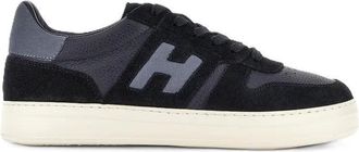 Hogan Suede Leather Low-Top Sneakers