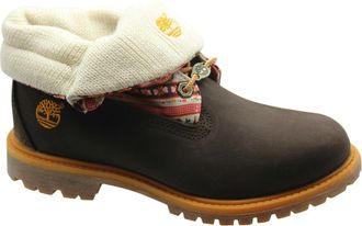 Timberland Earthkeepers EK Authentics Fabric RT Roll Top Womens Boots 8316A B36B - Brown Nubuck - Size UK 4.5