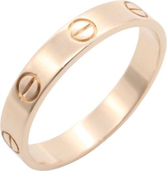 Cartier Gold Pink Gold (18K) Band Ring (Pre-Owned)