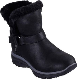 Skechers Womens Easy Going Dreamers Ankle Boots with Low Heel in Black - Size UK 7