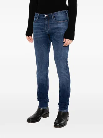 Emporio Armani Cotton Denim Jeans - Blue