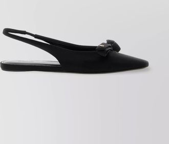 Balenciaga satin slingback sandals