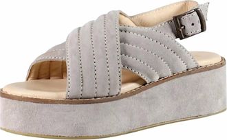Diba Womens Dor Ian Suede Wedge Sandal