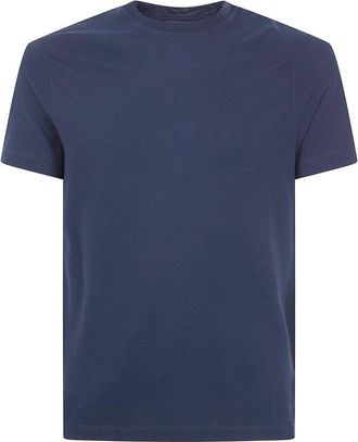 Zanone T-shirt met korte mouwen - Heren - T-shirts - Blauw - M - Tops