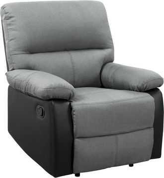 Habitat et Jardin Habitat Et Jardin - Sill&oacute;n Reclinable Lincoln - Negro/gris Oscuro
