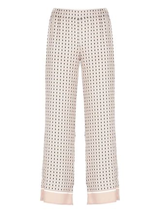 KANGRA Pantaloni dritti con stampa - Rosa