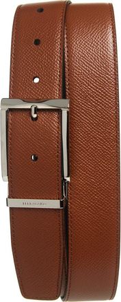 Ferragamo Score Reversible Leather Belt in Radica Nero at Nordstrom, Size 115