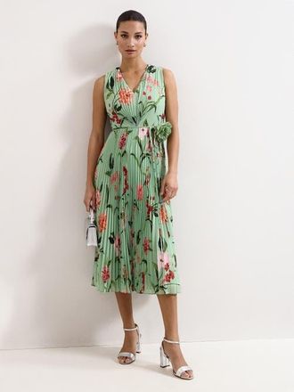 Phase Eight Simara Floral Dress in Green at Nordstrom, Size 14