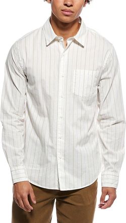 Vince Chatsworth Stripe French Placket Shirt